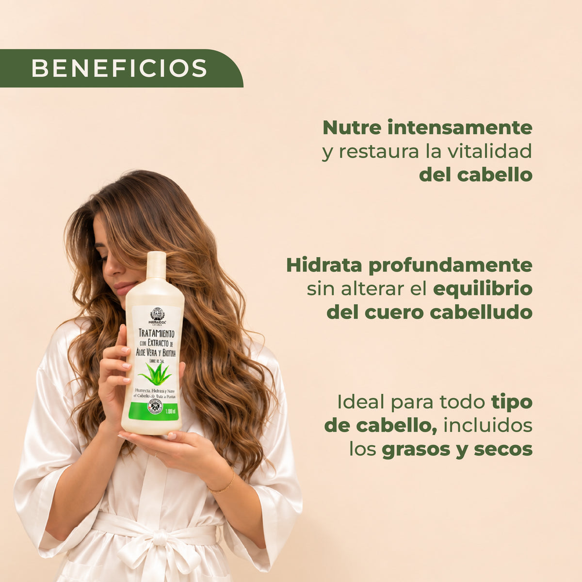 TRATAMIENTO ALOE VERA Y BIOTINA