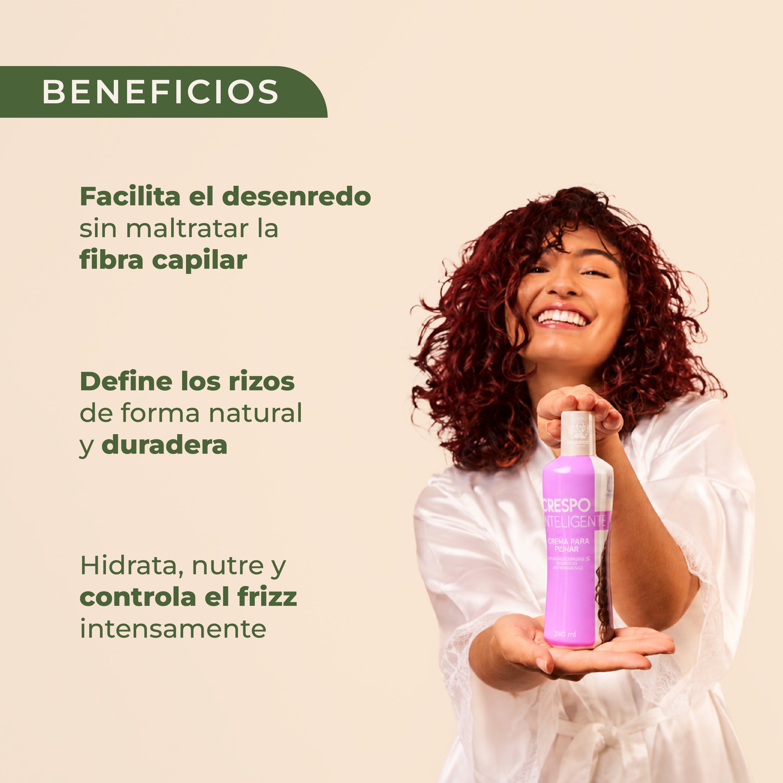 CREMA PARA PEINAR CRESPO INTELIGENTE