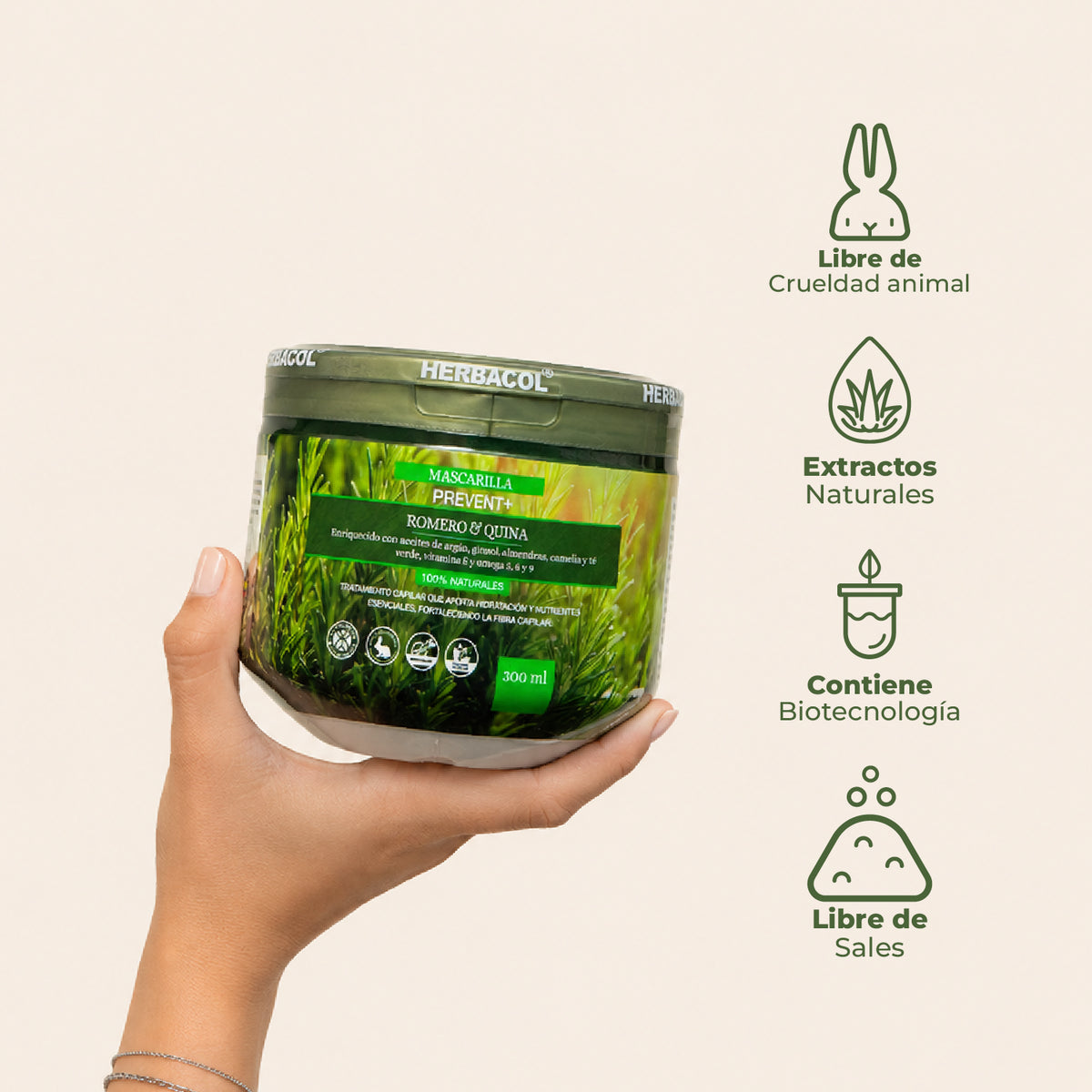 MASCARILLA DE ROMERO Y QUINA PREVENT+