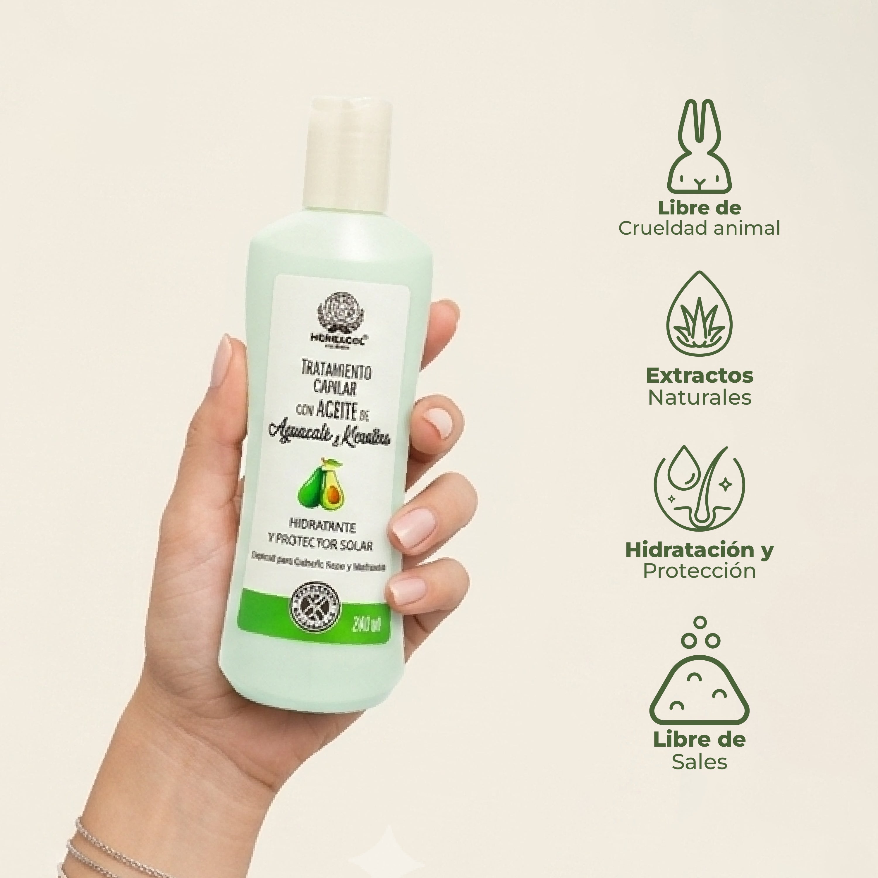 TRATAMIENTO CON ACEITE DE AGUACATE