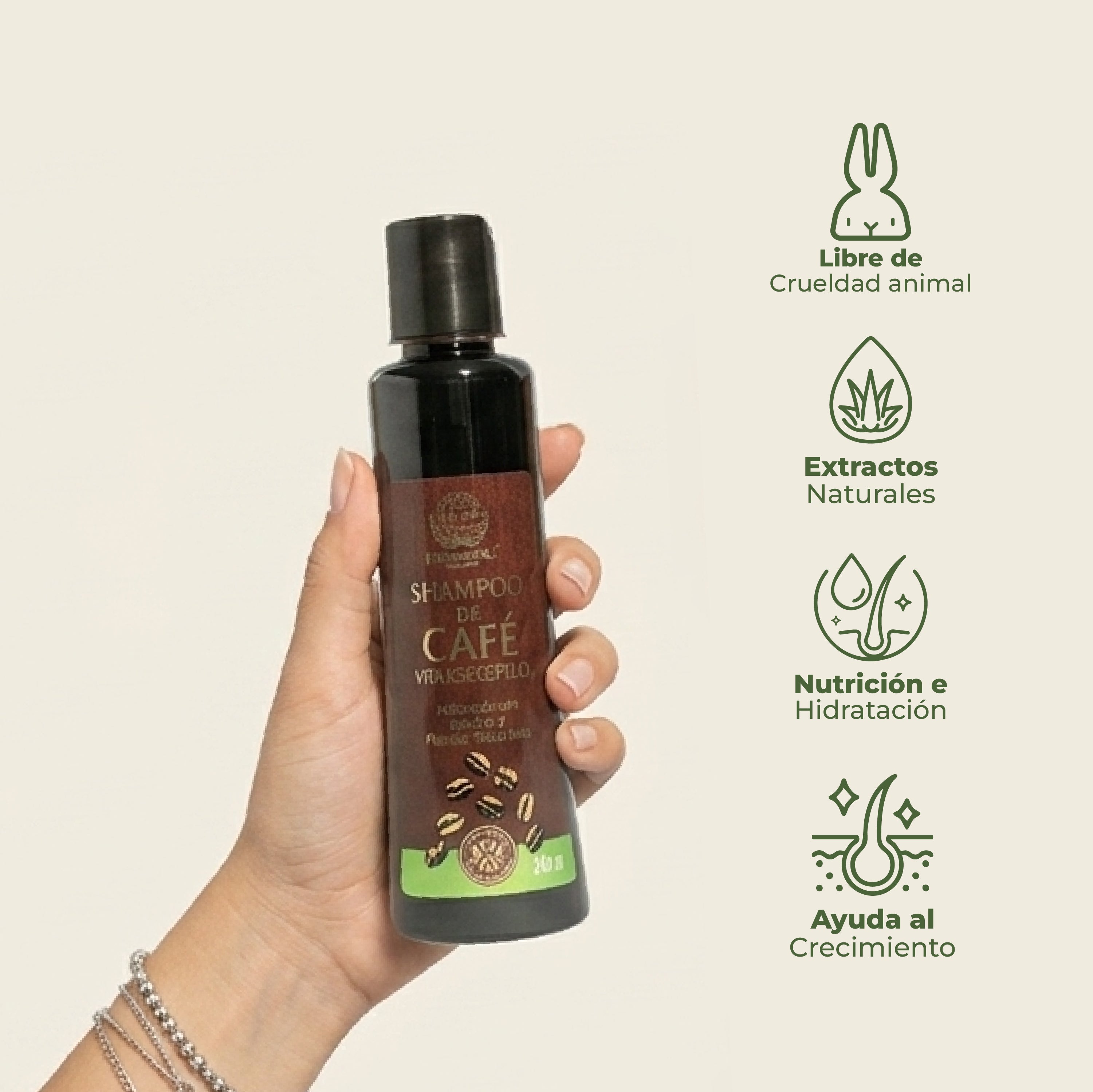 SHAMPOO DE CAFÉ VITA-CRECEPELO