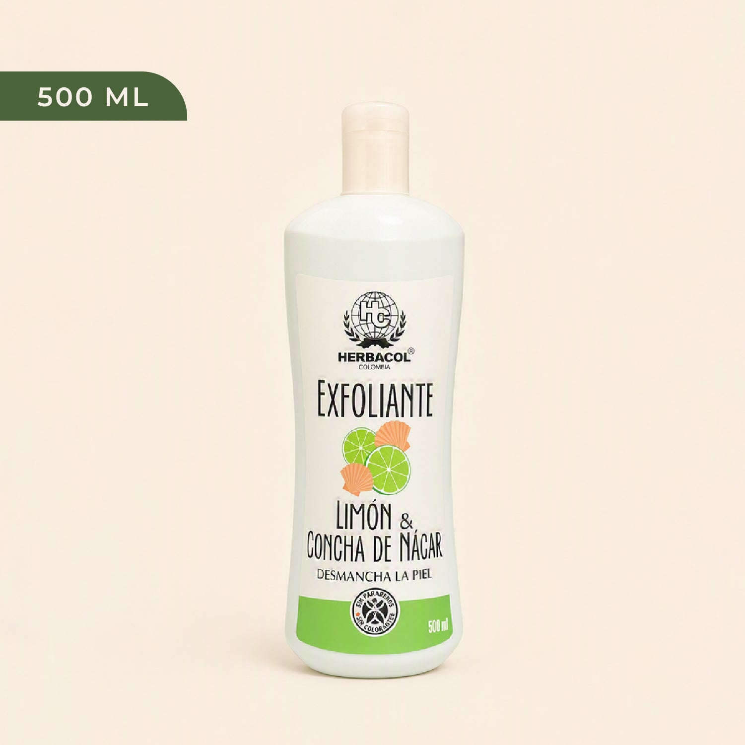 EXFOLIANTE DE LIMÓN Y CONCHA DE NÁCAR