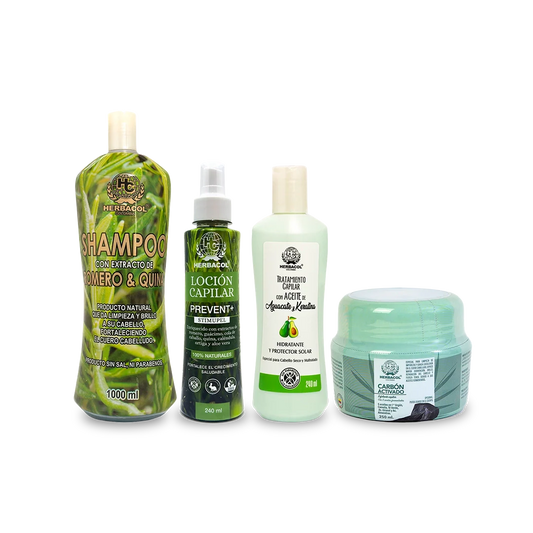 Shampoo de Romero y Quinua: El secreto natural para un cabello fuerte y brillante