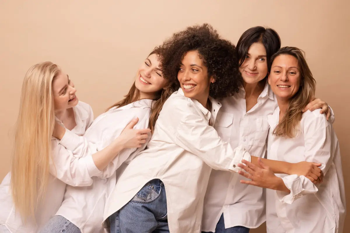Mujeres celebrando el día de la mujer