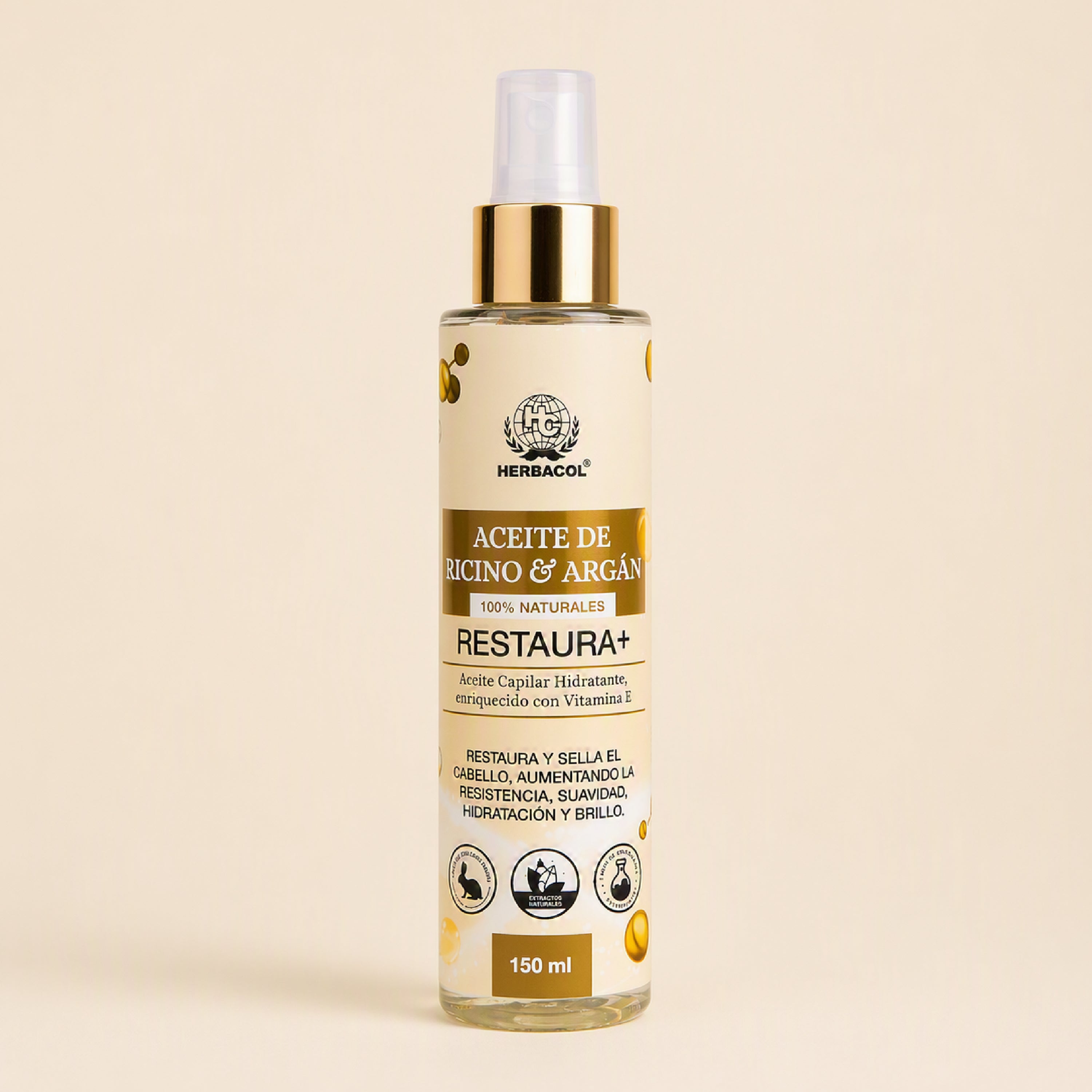 ACEITE DE RICINO Y ARGÁN RESTAURA+