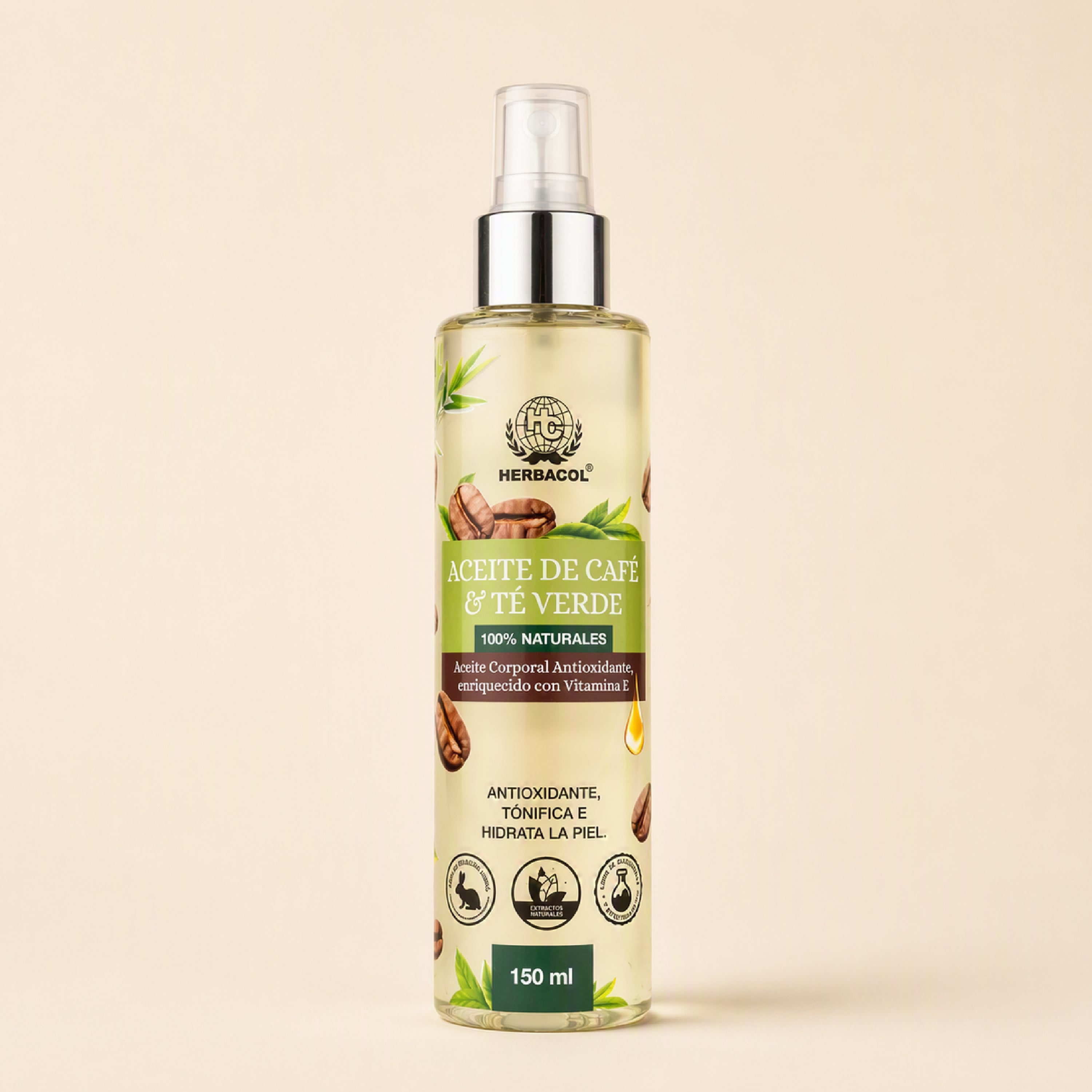 ACEITE DE CAFÉ Y TÉ VERDE