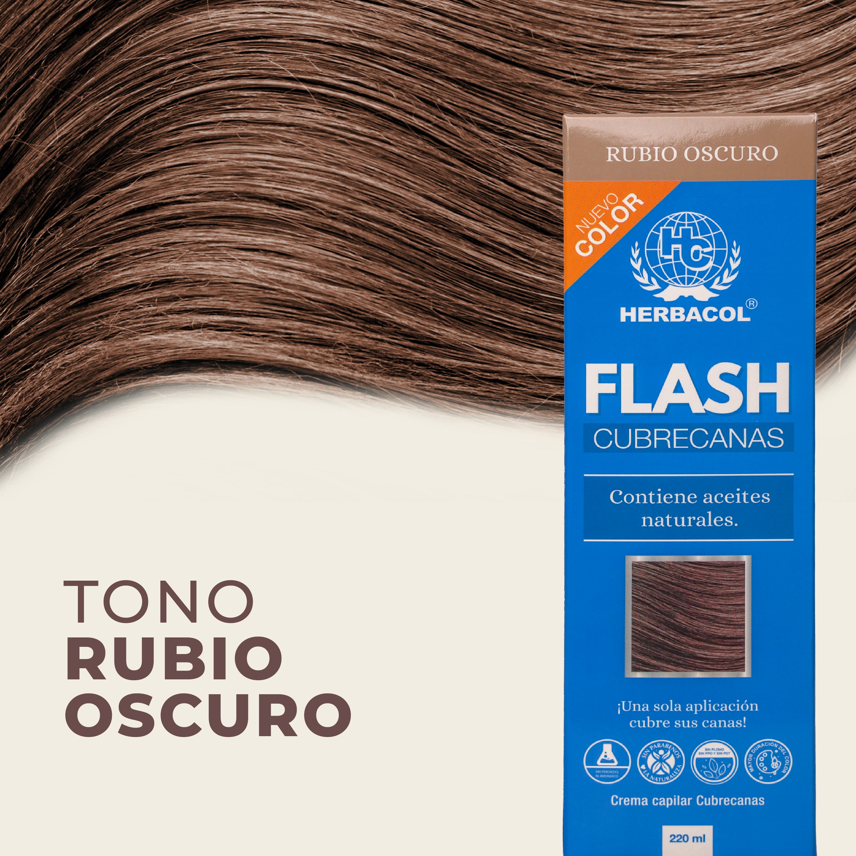 FLASH CUBRECANAS RUBIO OSCURO