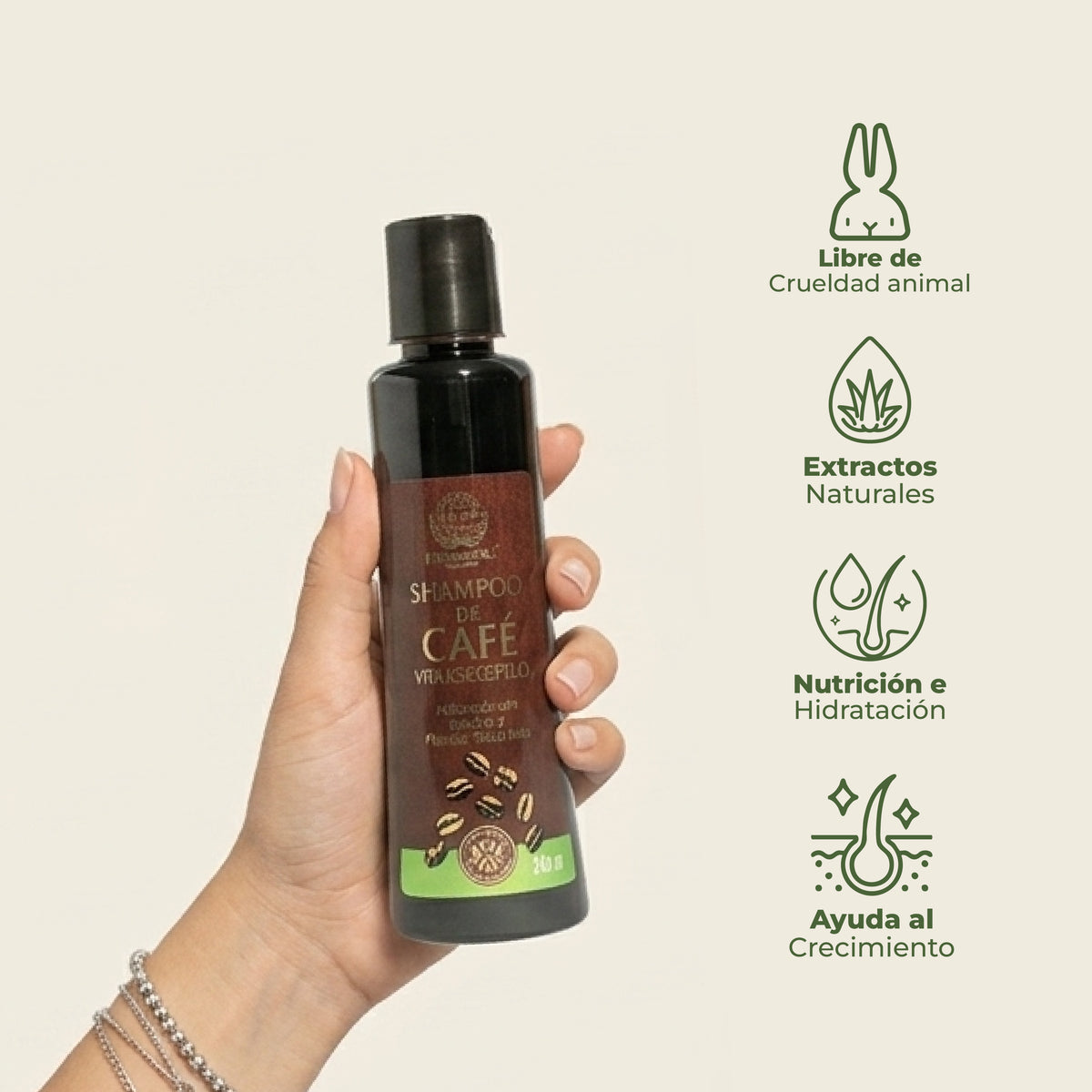 SHAMPOO DE CAFÉ VITA-CRECEPELO