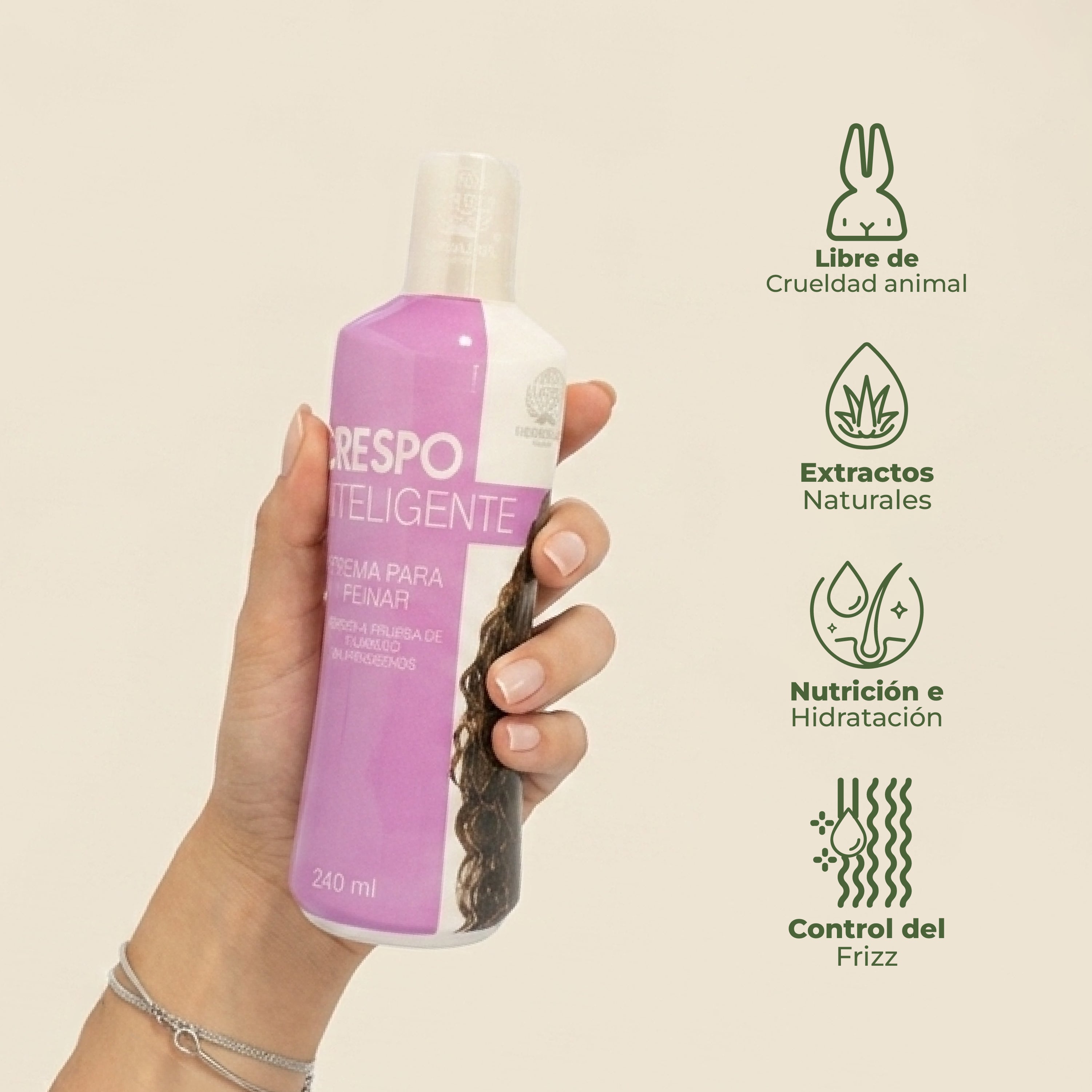 CREMA PARA PEINAR CRESPO INTELIGENTE