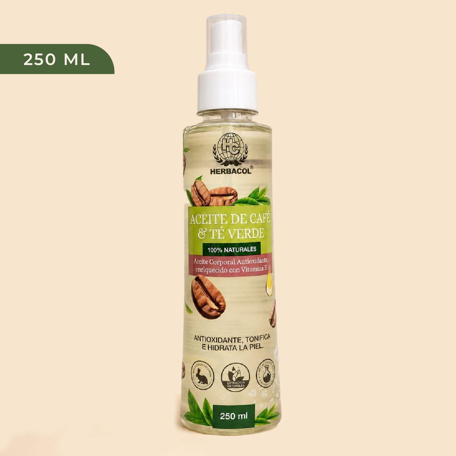 ACEITE DE CAFÉ Y TÉ VERDE