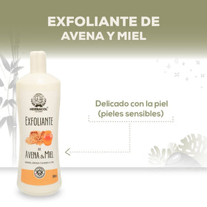 EXFOLIANTE DE AVENA Y MIEL
