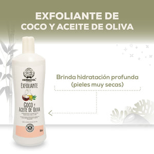 EXFOLIANTE DE COCO Y ACEITE DE OLIVA