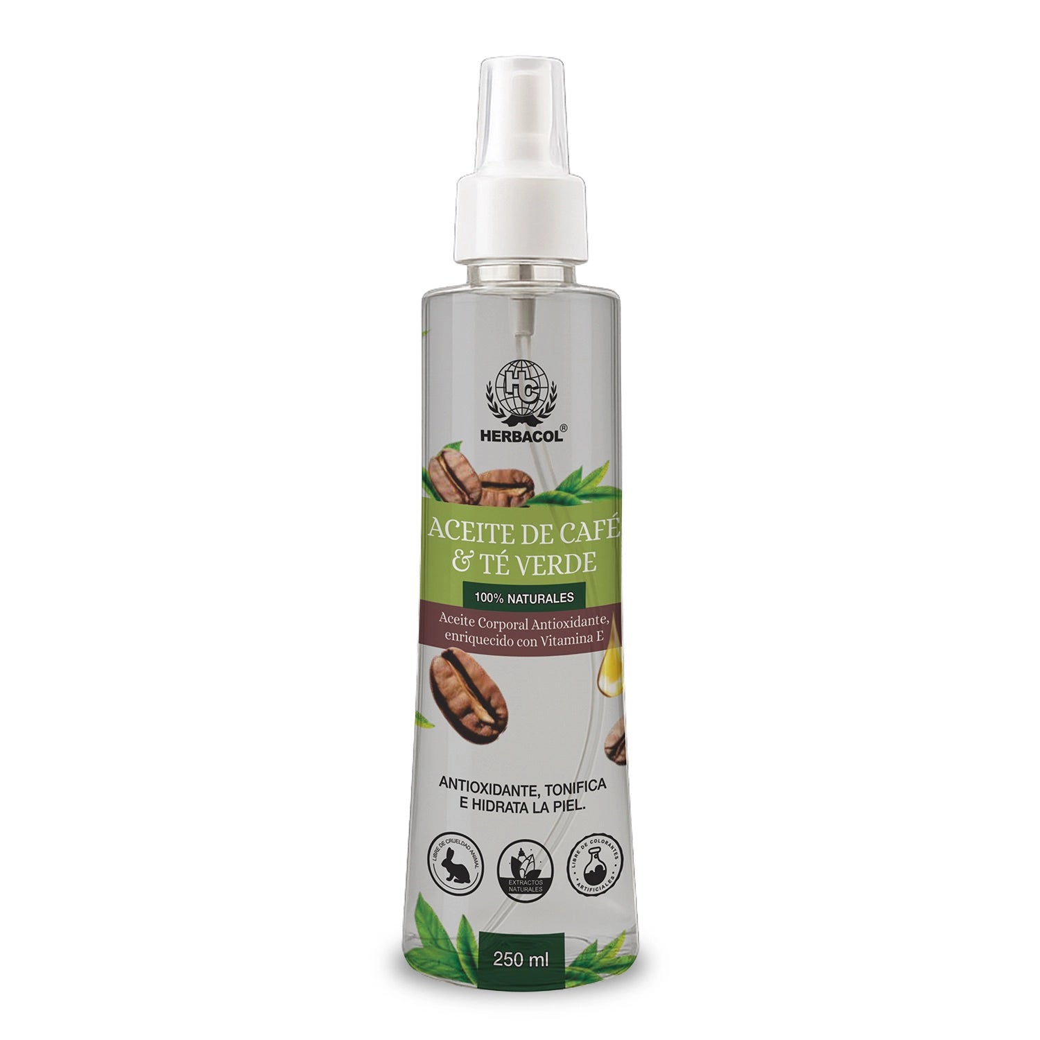 ACEITE DE CAFÉ Y TÉ VERDE