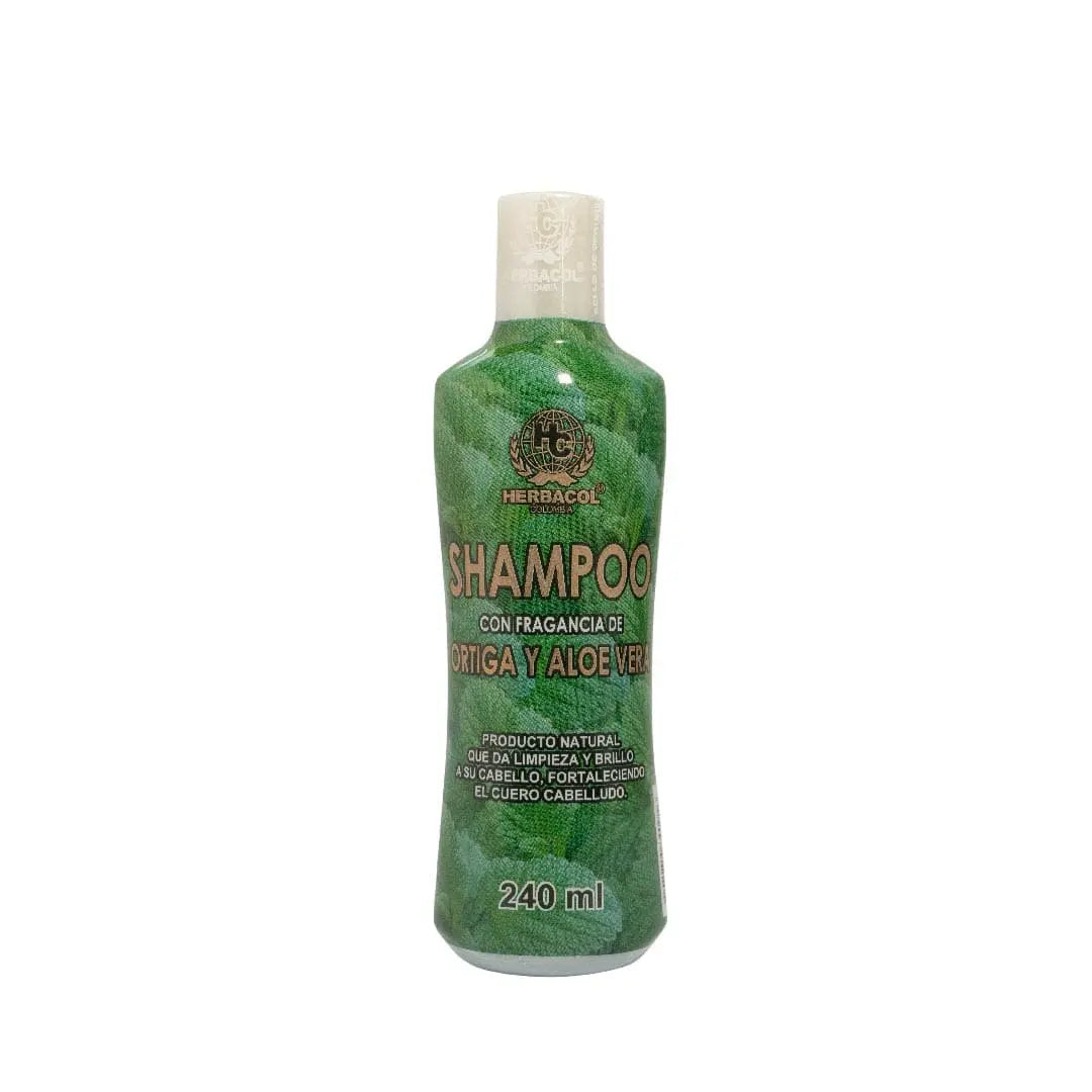 SHAMPOO DE ORTIGA Y ALOE VERA HERBACOL